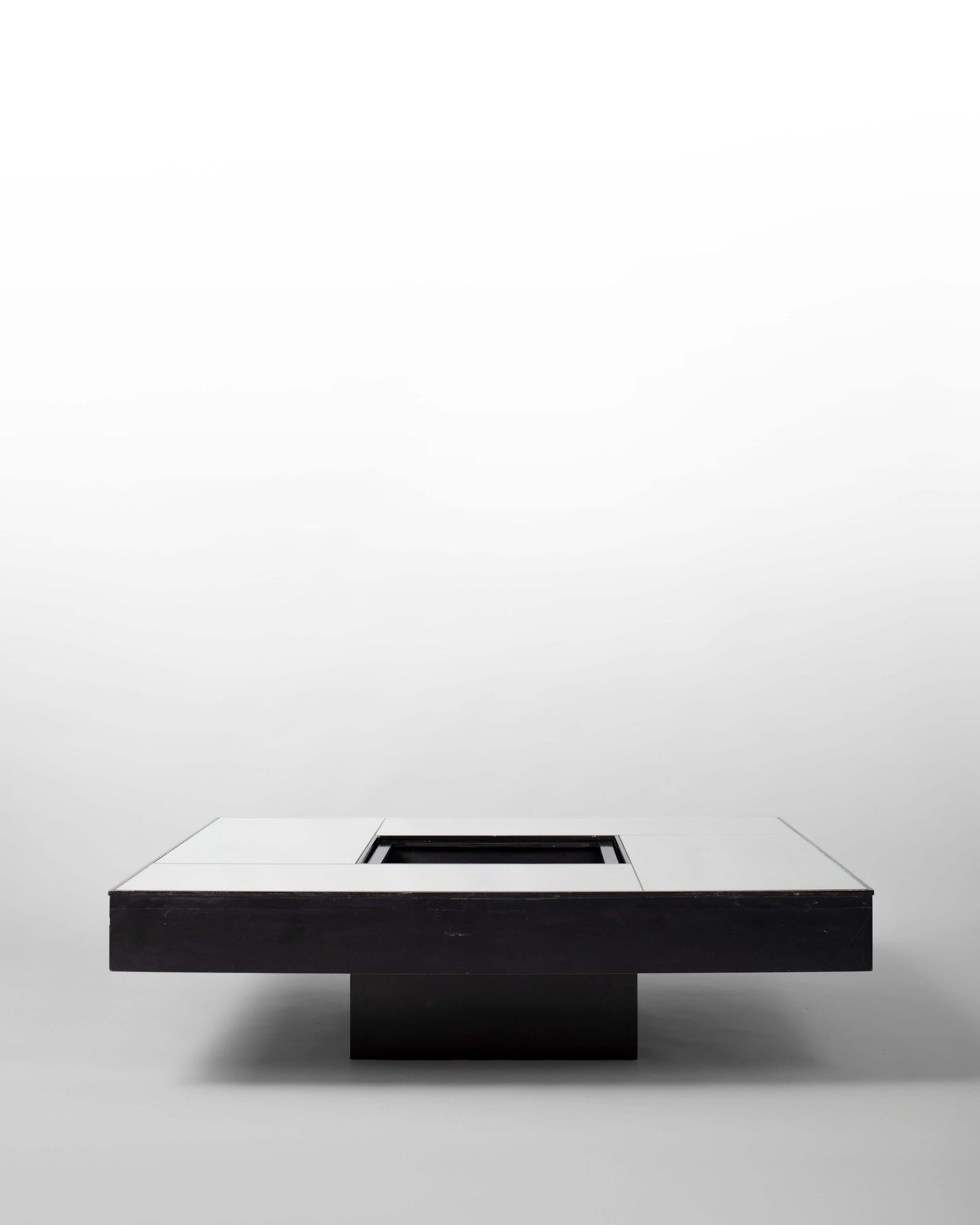 Table Basse Miroir Vintage – Desin Italien des années 1980.