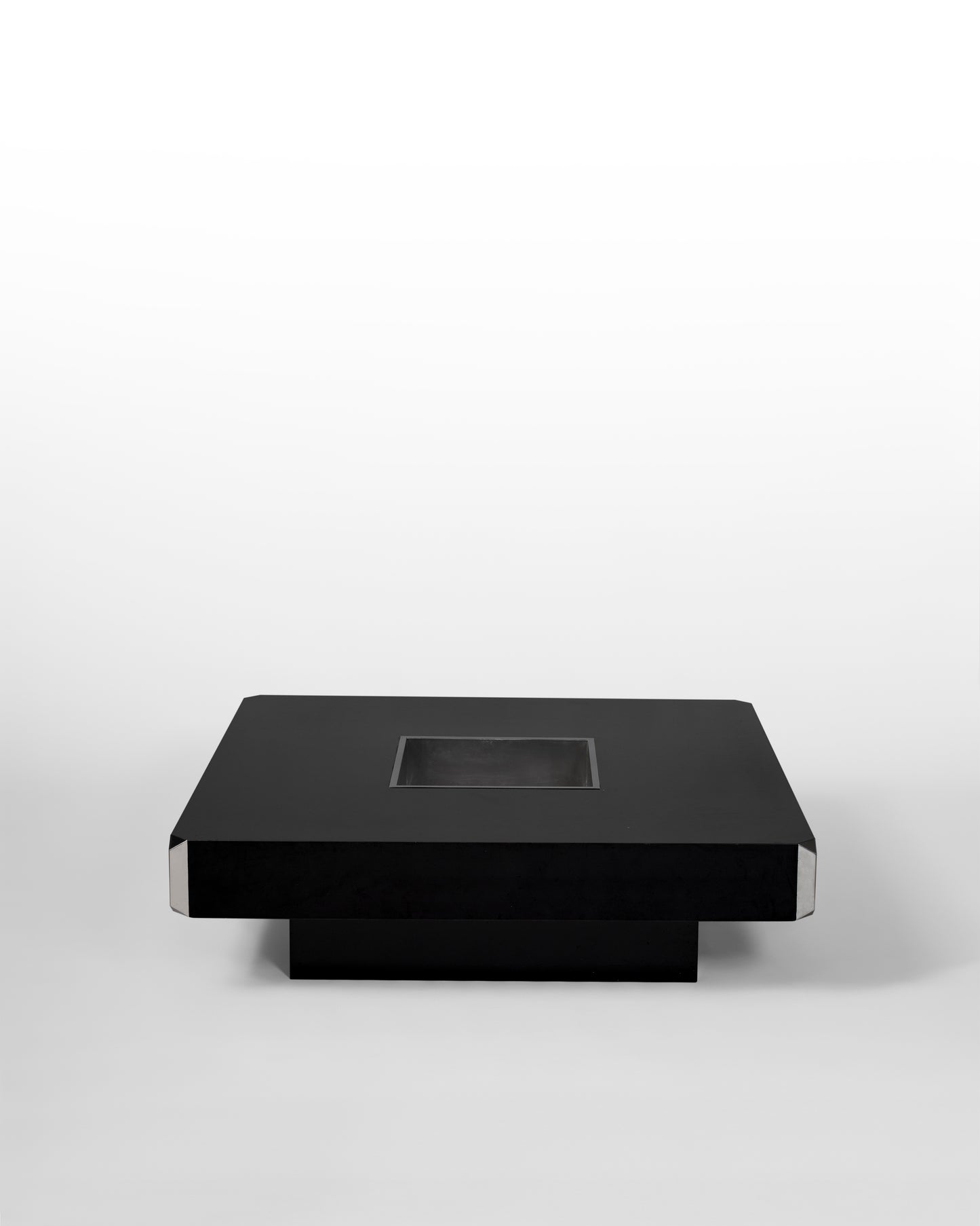 TABLE BASSE ALVEO PAR WILLY RIZZO POUR MARIO SABOT, CIRCA 1970