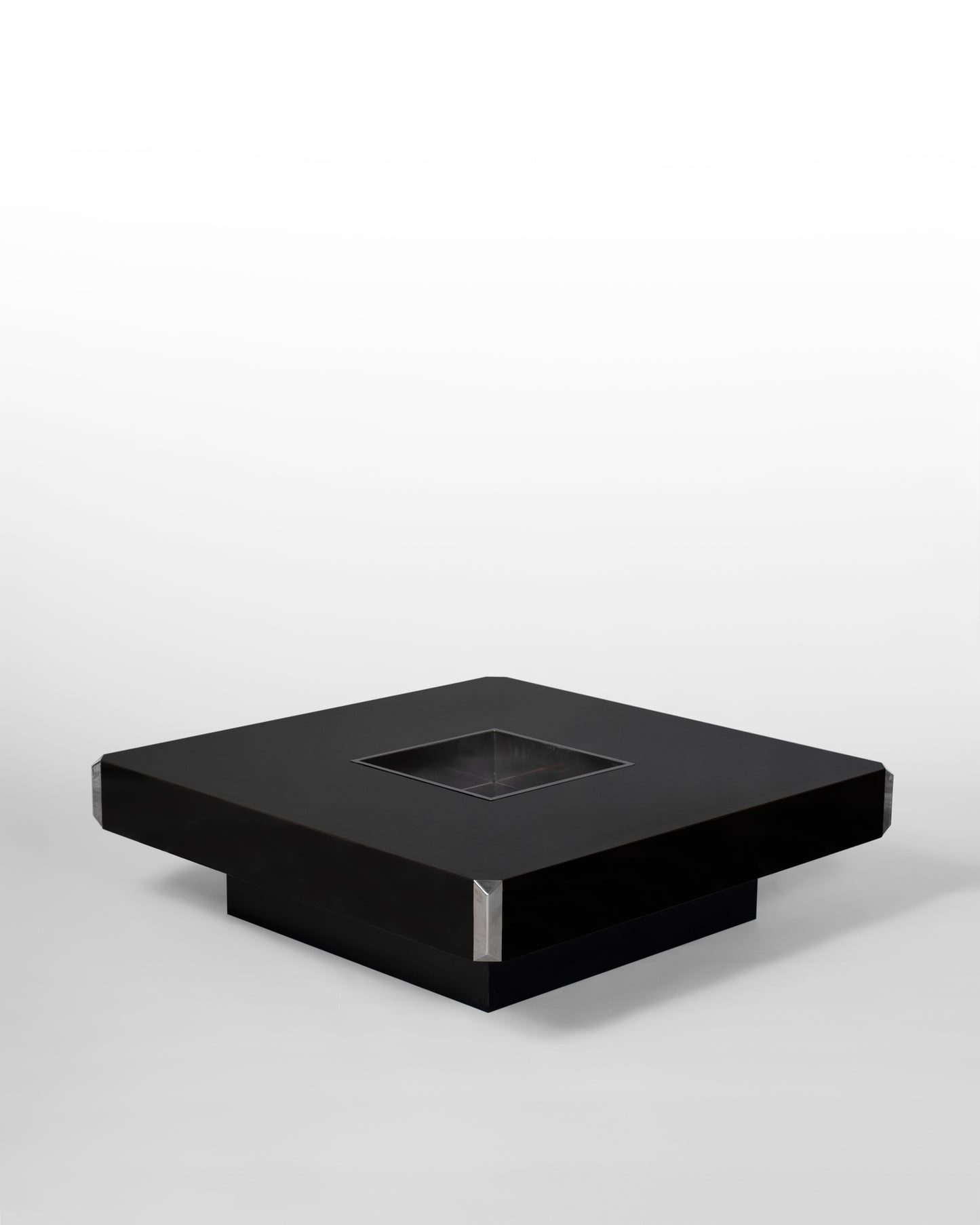 TABLE BASSE ALVEO PAR WILLY RIZZO POUR MARIO SABOT, CIRCA 1970