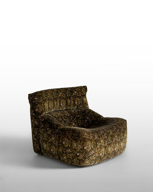 FAUTEUIL ARALIA FLORAL, LIGNE ROSET, MICHEL DUCAROY, 1980