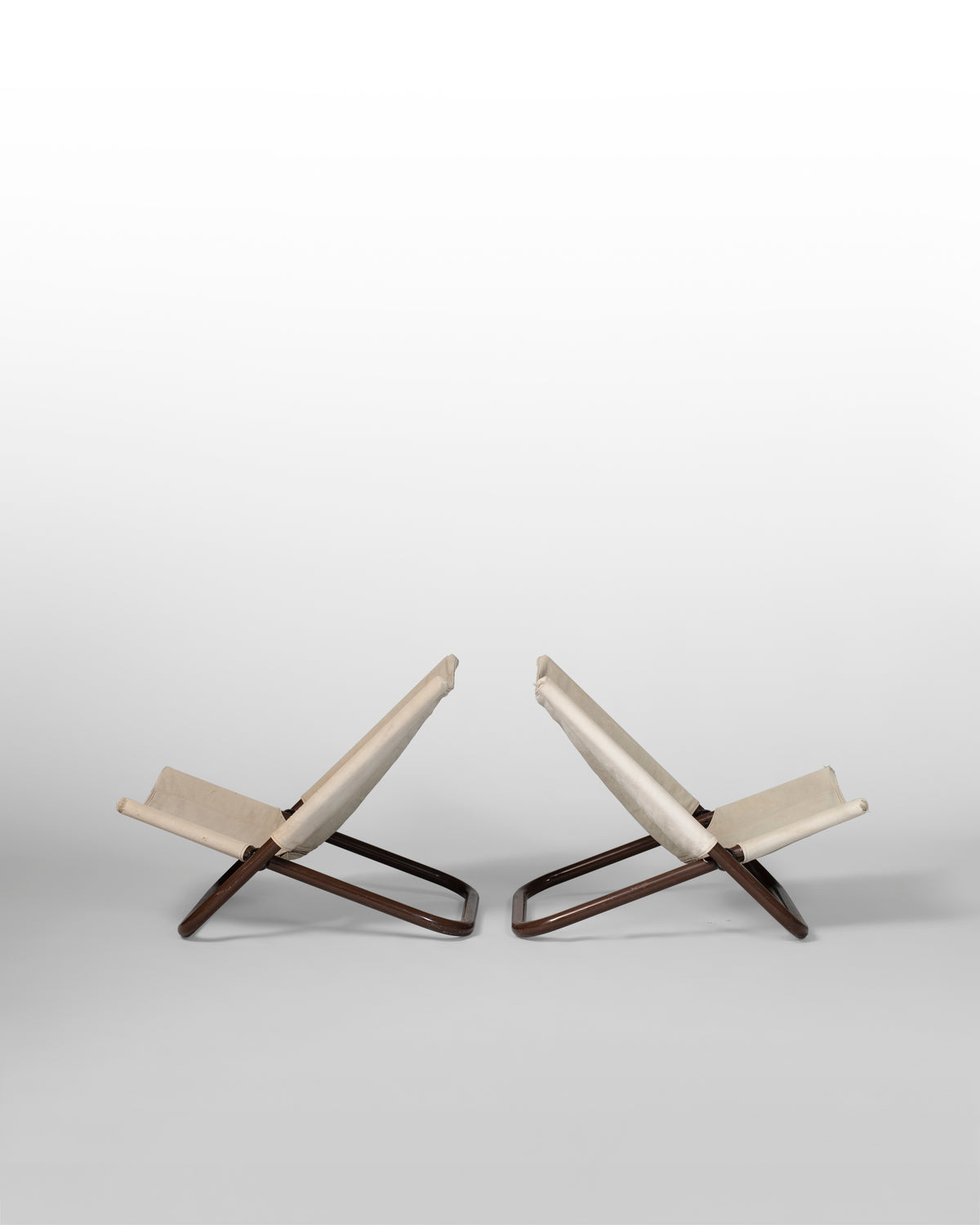 PAIRE DE FAUTEUILS "CROSS" PAR MARCELLO CUNEO POUR ARFLEX, 1960