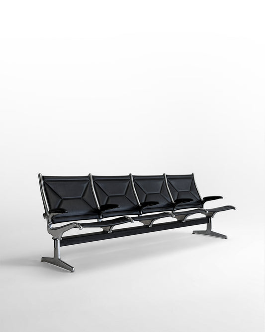 BANC TANDEM SLING PAR CHARLES & RAY EAMES POUR HERMAN MILLER, 1990