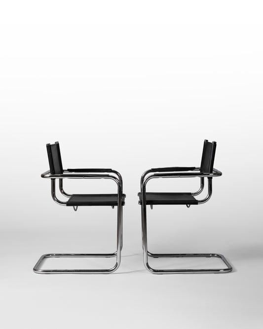 PAIRE DE CHAISES B34, MARCEL BREUER, ALLEMAGNE, ANNÉES 1930