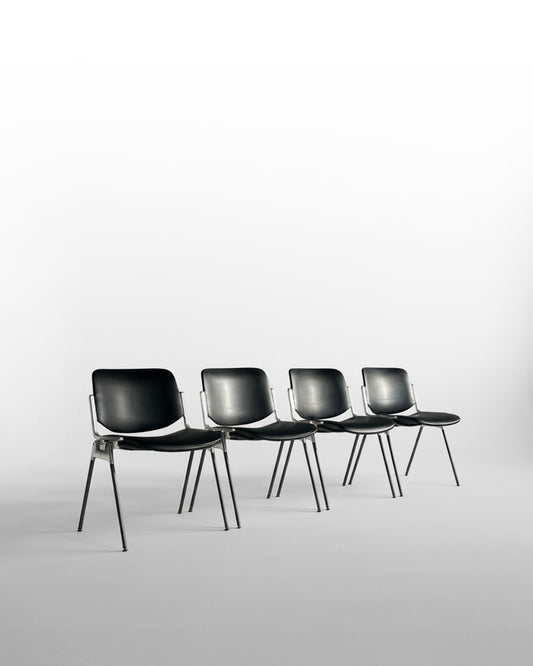 CHAISES DSC 106 PAR GIANCARLO PIRETTI POUR ANONIMA CASTELLI, 1970