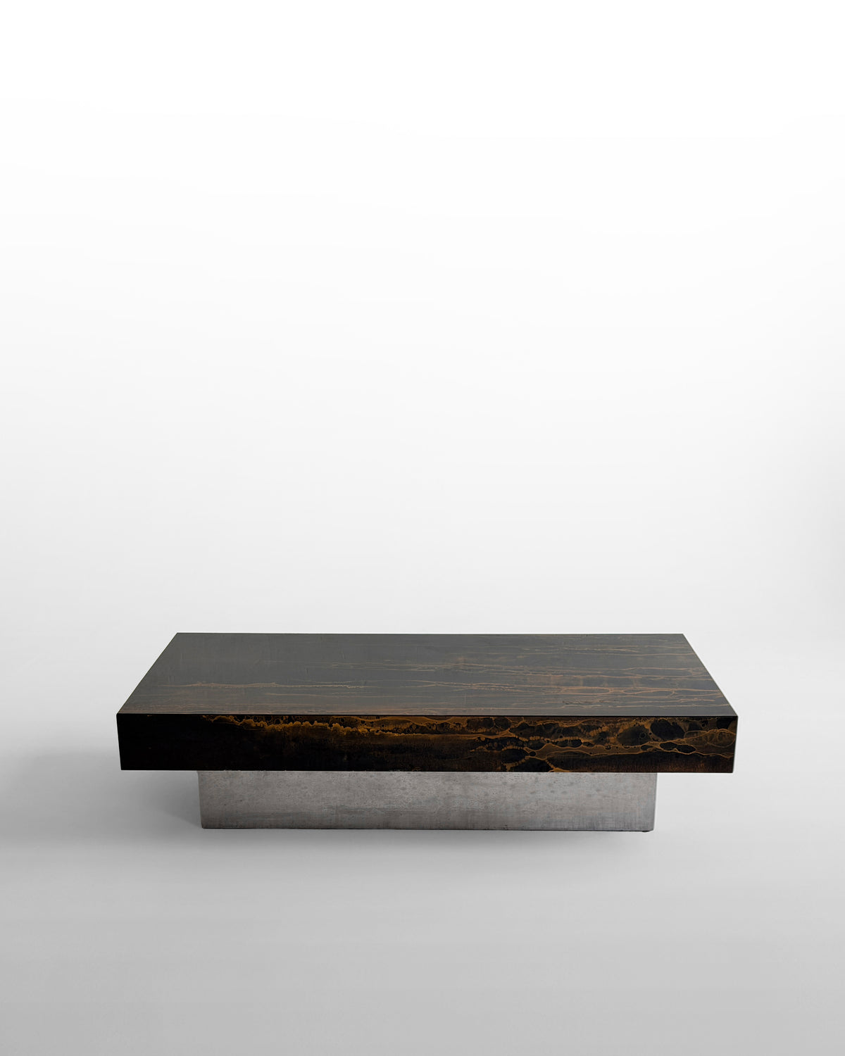 TABLE BASSE ERUPTION SOLAIRE PAR GUY LEFÈVRE POUR ROCHE BOBOIS, 1970