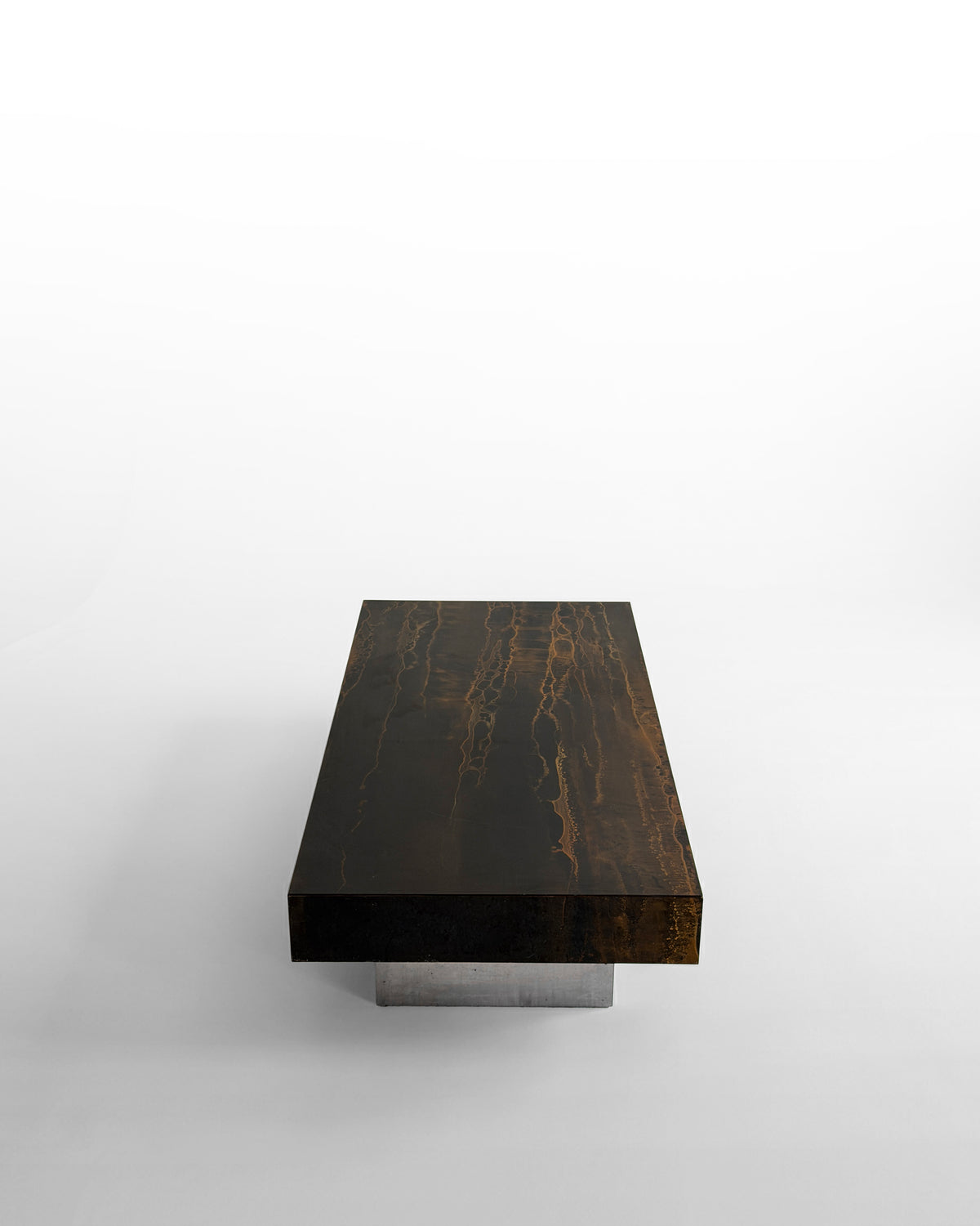 TABLE BASSE ERUPTION SOLAIRE PAR GUY LEFÈVRE POUR ROCHE BOBOIS, 1970