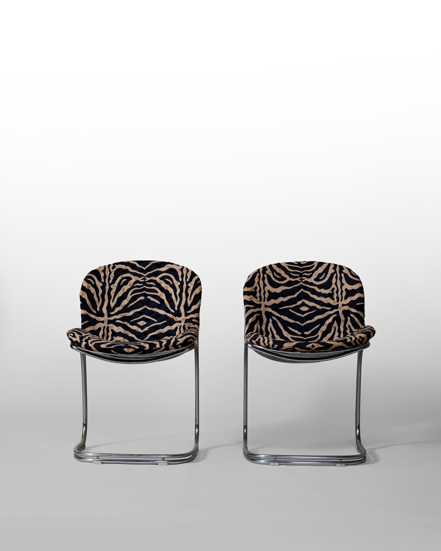 PAIRE DE CHAISE GASTONE RINALDI SABRINA, RIMA, 1970