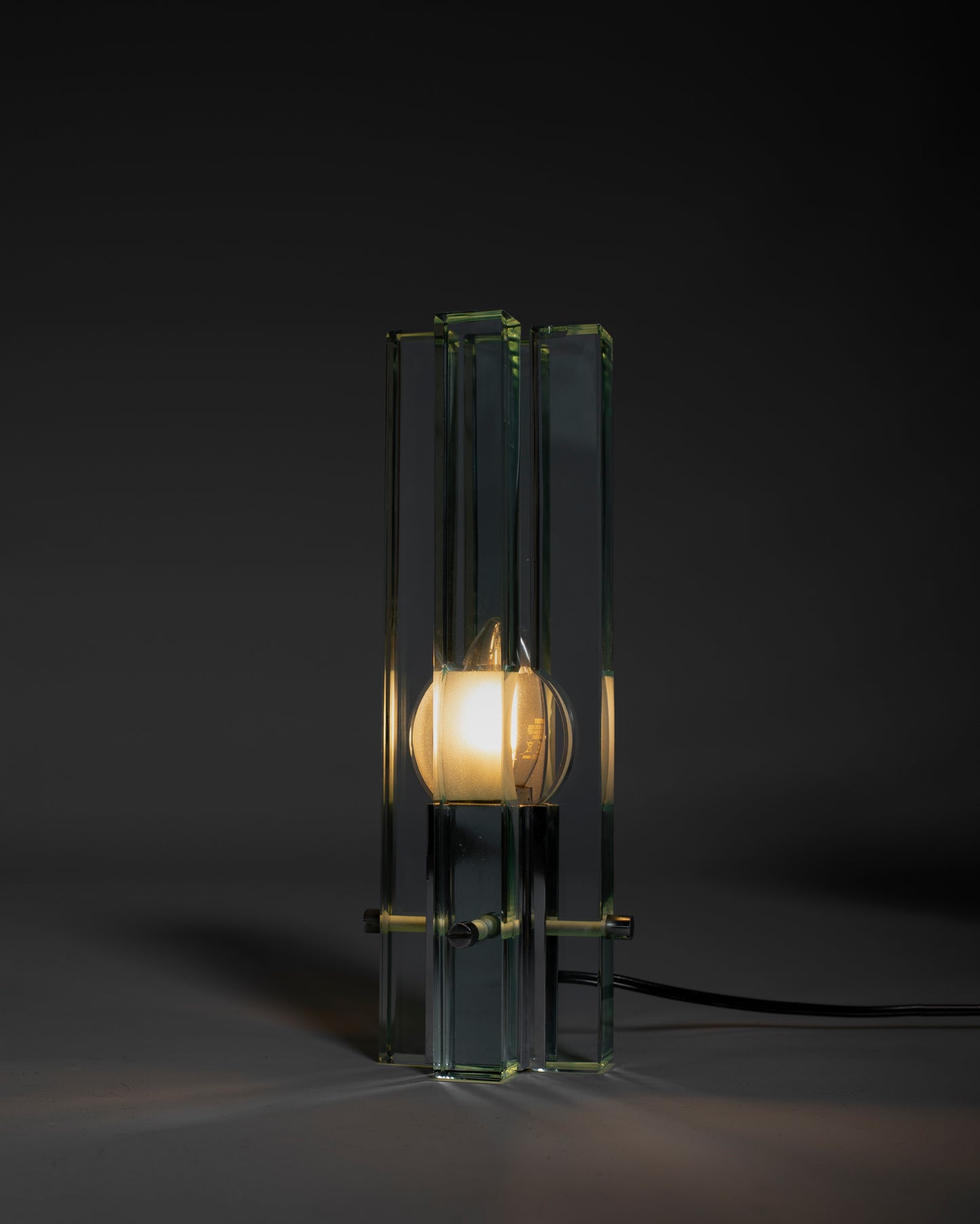 LAMPE DE TABLE LUIGI MASSONI POUR GALLOTTI & RADICE, 1970